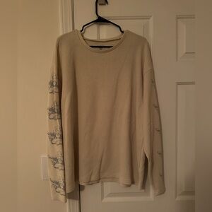 Boys Lie Cream Textured Knit Top